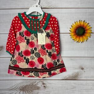 Matilda Jane Under‎ the Tree Dress Bloomer Set Girls Size 12-18 Months